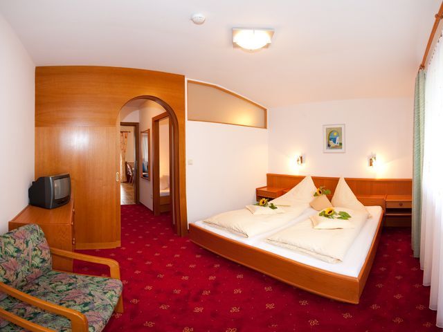 Schlafzimmer Ferienwohnung "Birkenblatt"